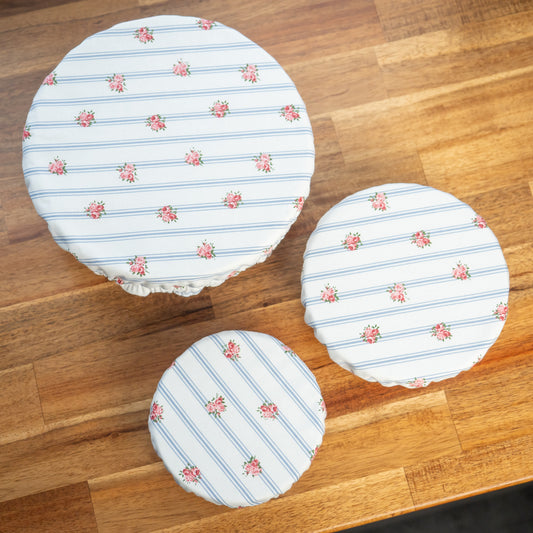 Charlotte couvre-plat alimentaire en tissu Marina - L'Atelier de July