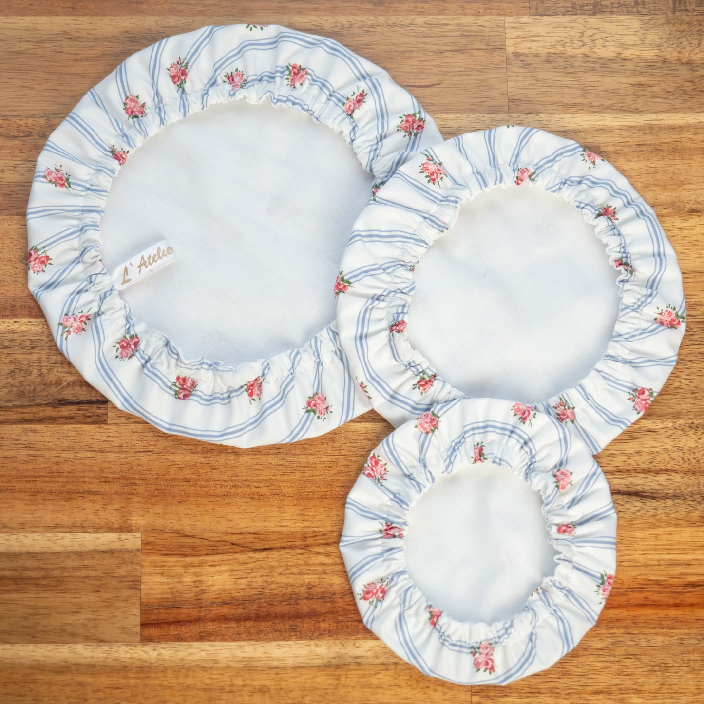 Charlotte couvre-plat alimentaire en tissu Marina - L'Atelier de July