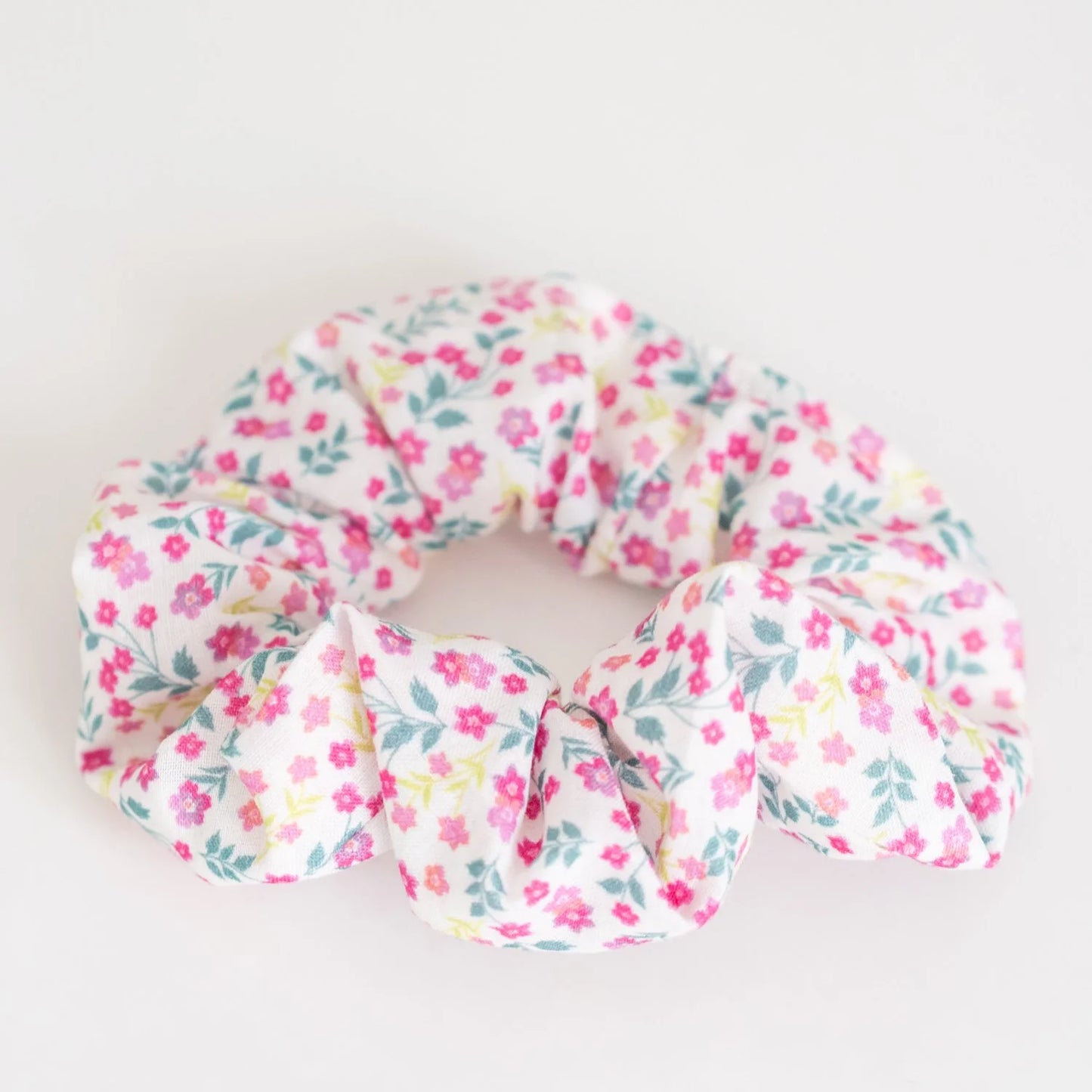 Chouchou en tissu Bio Liberty Printemps fait main pour femme ou enfant - L'Atelier de July