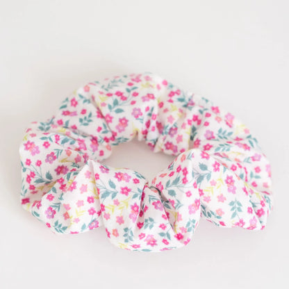 Chouchou en tissu Bio Liberty Printemps fait main pour femme ou enfant - L'Atelier de July