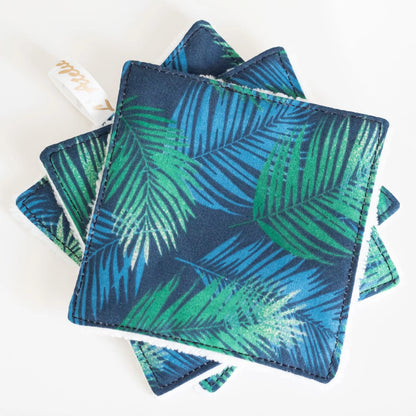 Coton lavable bio et panier Palmes Vertes