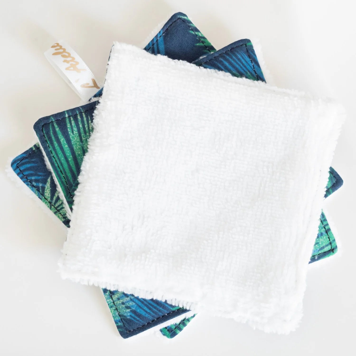 Coton lavable bio et panier Palmes Vertes