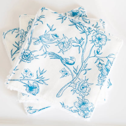 Coton lavable Bio et panier Blue Bird