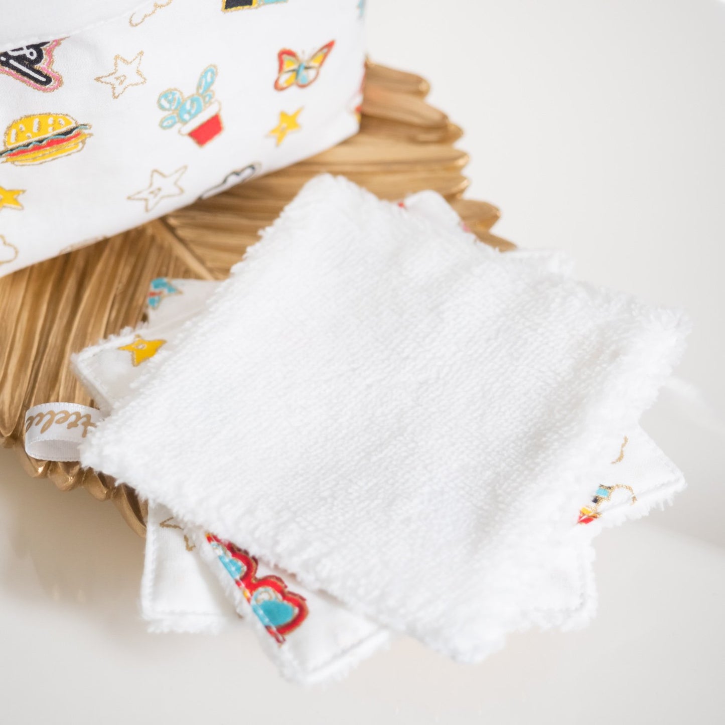 Coton lavable Bio et panier Pins