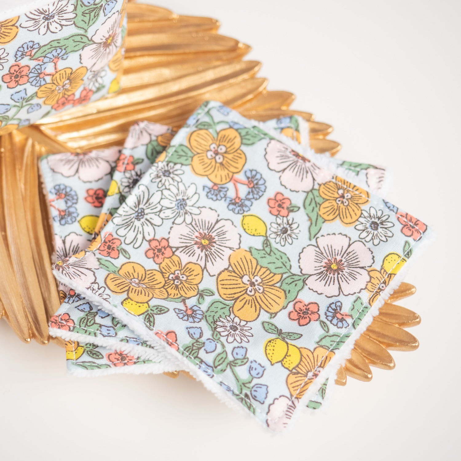 Coton lavable Bio et panier Azelie - L'Atelier de July