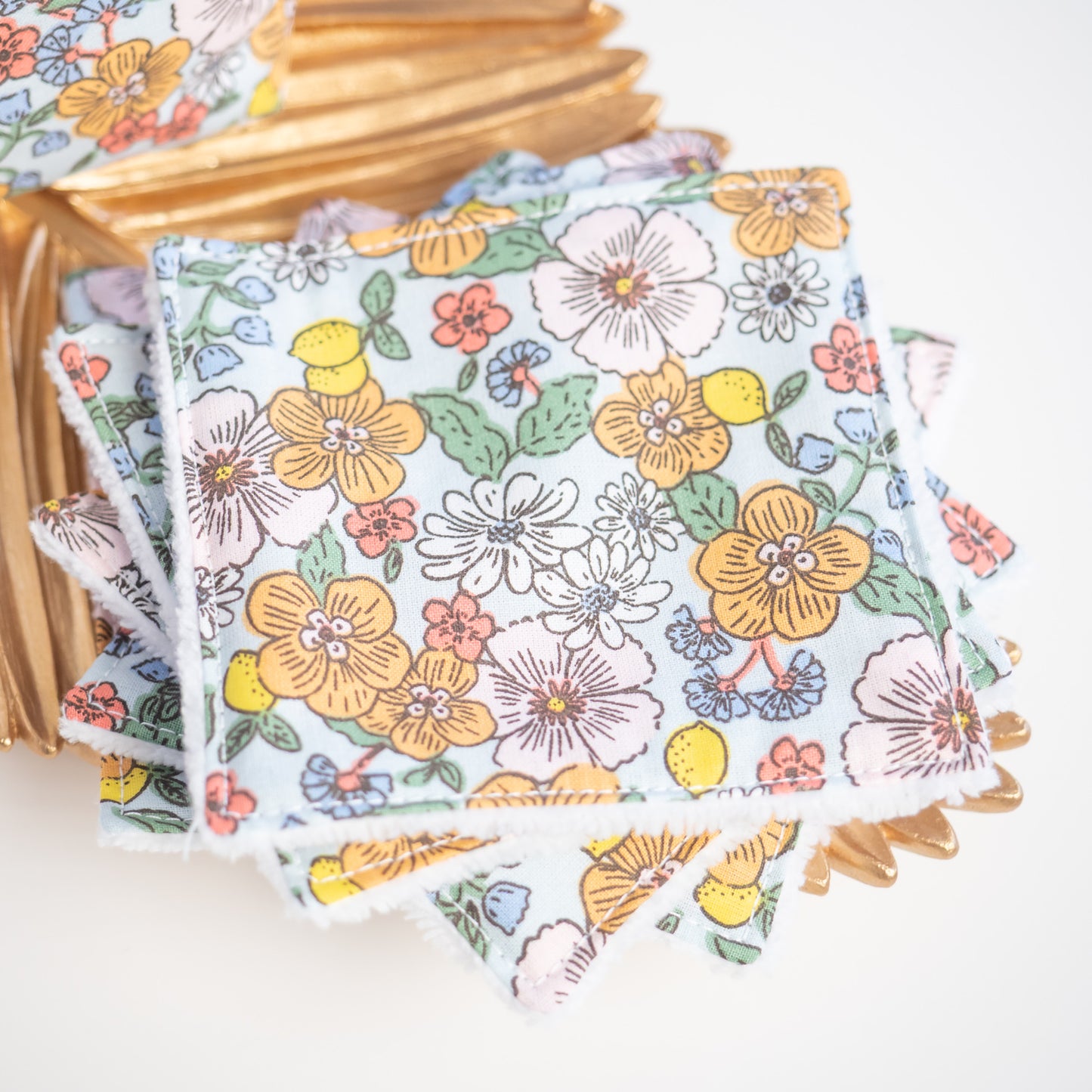 Coton lavable Bio et panier Azelie - L'Atelier de July