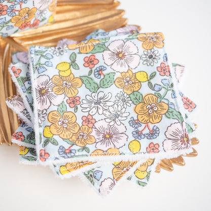 Coton lavable Bio et panier Azelie - L'Atelier de July