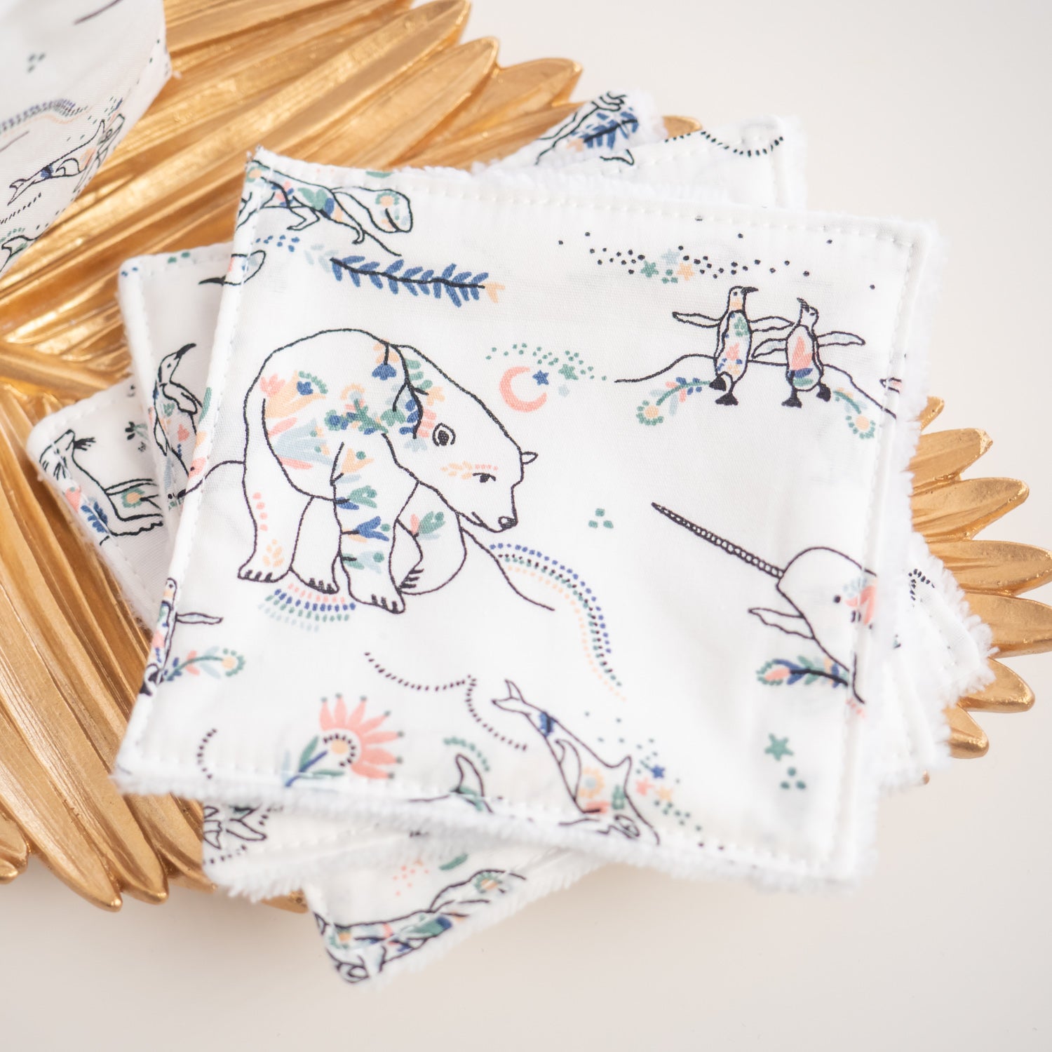 Coton lavable Bio et panier Boreal - L'Atelier de July