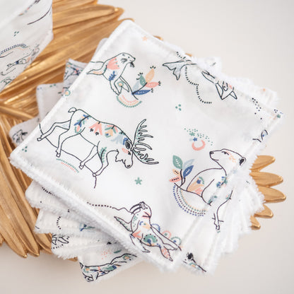 Coton lavable Bio et panier Boreal - L'Atelier de July