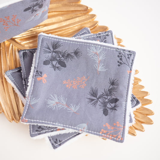 Coton lavable Bio et panier Herborium - L'Atelier de July