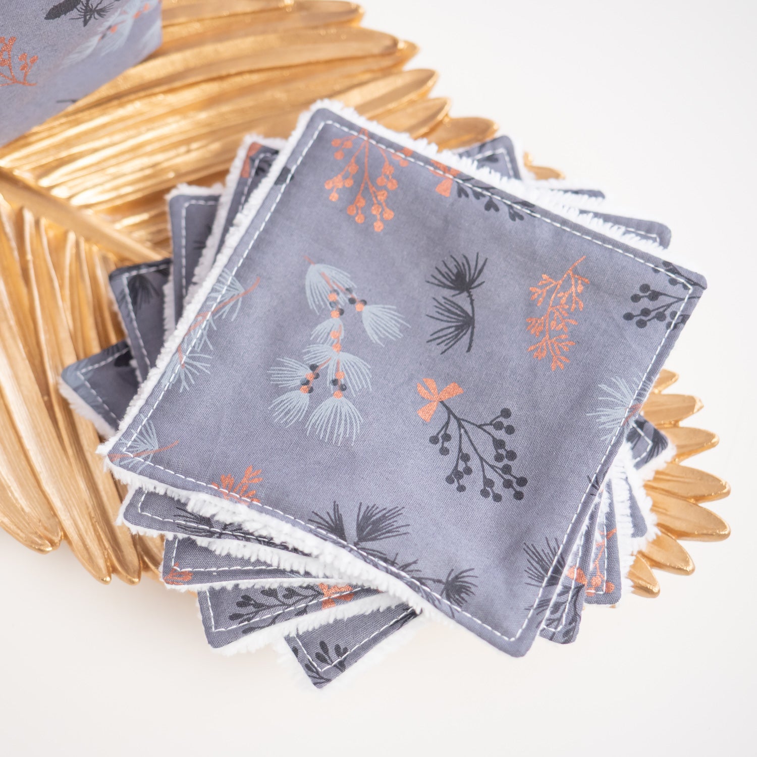 Coton lavable Bio et panier Herborium - L'Atelier de July