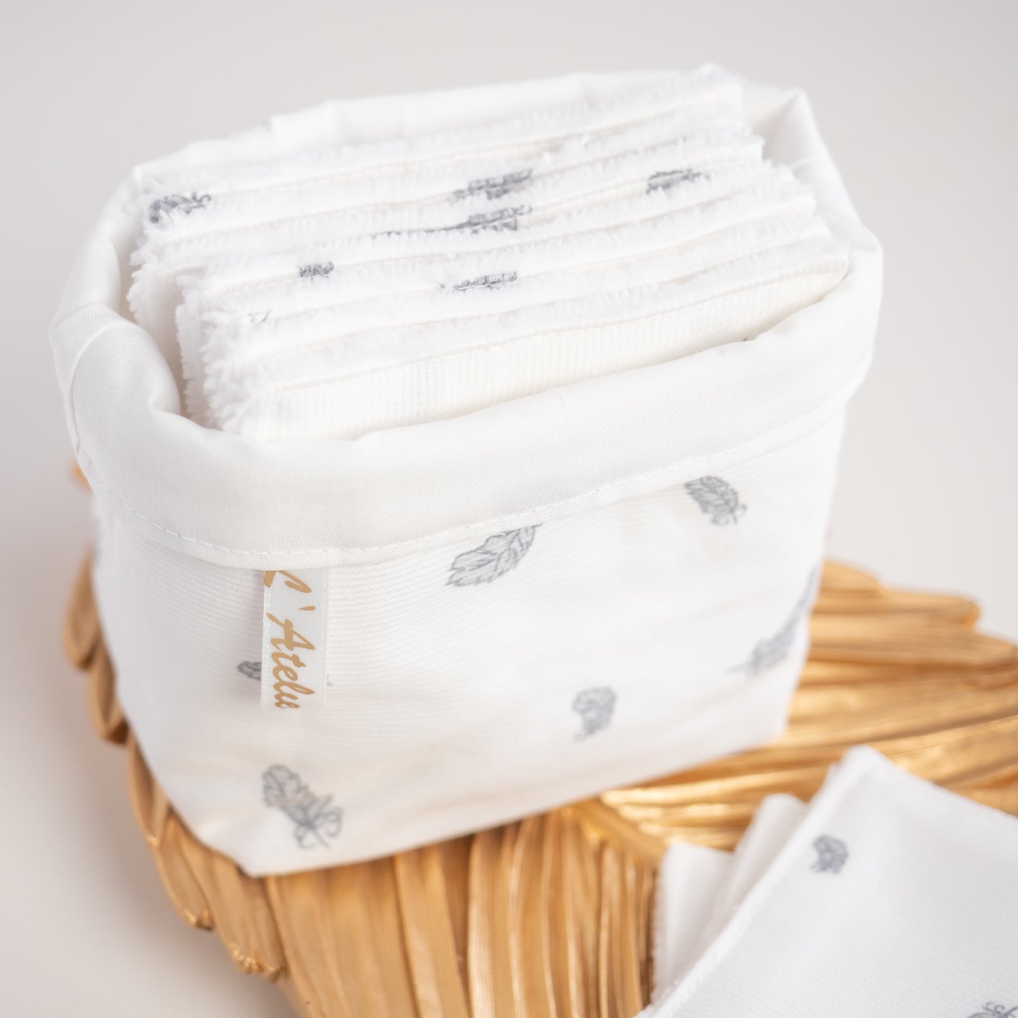 Coton lavable Bio et panier Lonie - L'Atelier de July