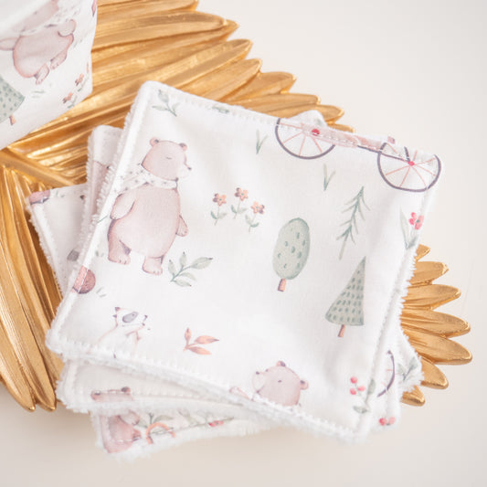 Coton lavable Bio et panier Noukie - L'Atelier de July