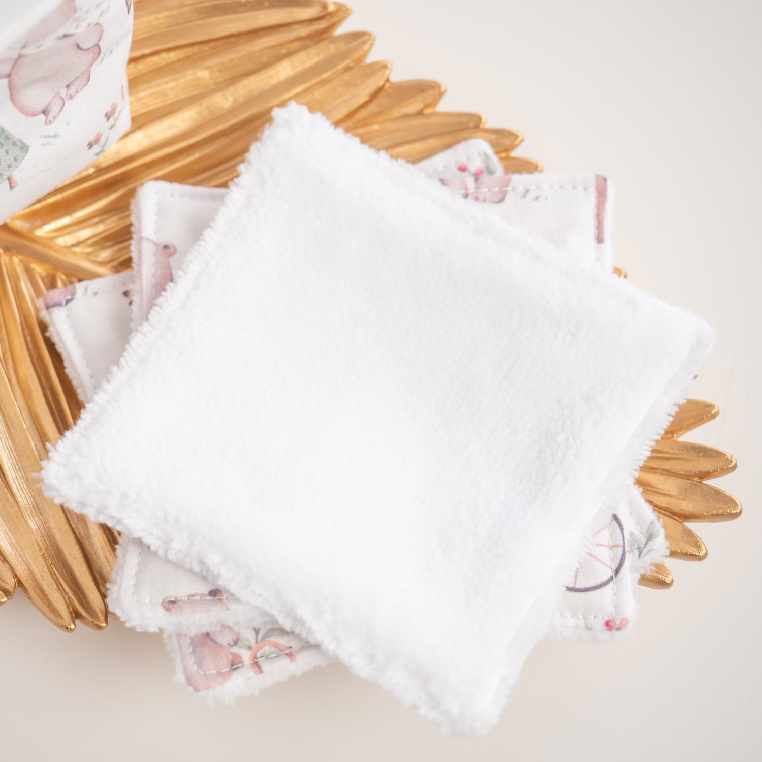 Coton lavable Bio et panier Noukie - L'Atelier de July