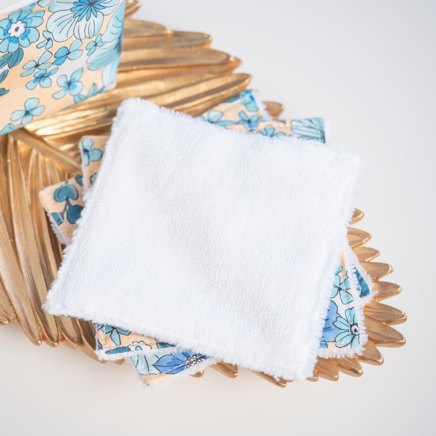 Coton lavable en tissu bio et panier Frenchy - L'Atelier de July