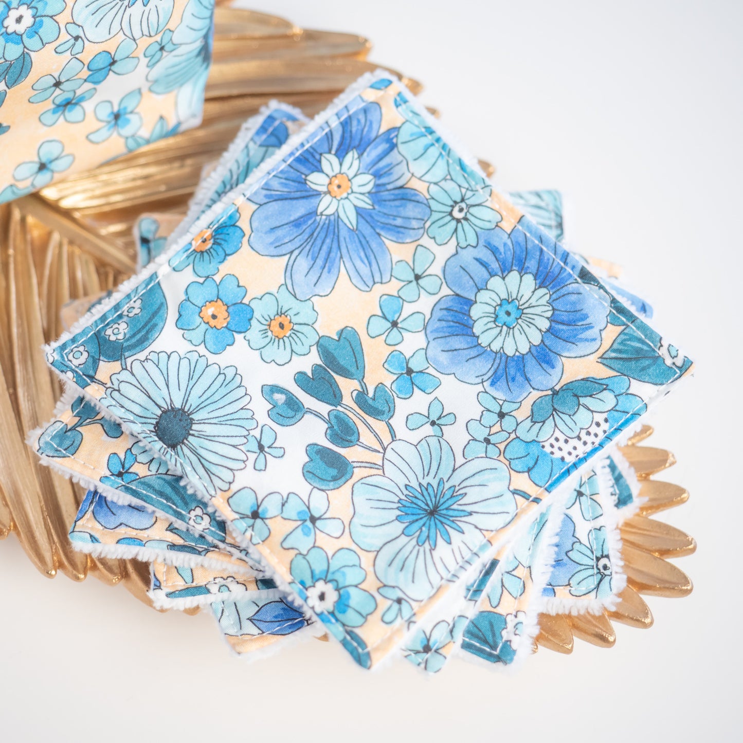 Coton lavable en tissu bio et panier Frenchy - L'Atelier de July