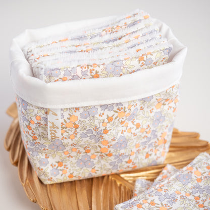 Coton lavable Bio et panier Orelie - L'Atelier de July
