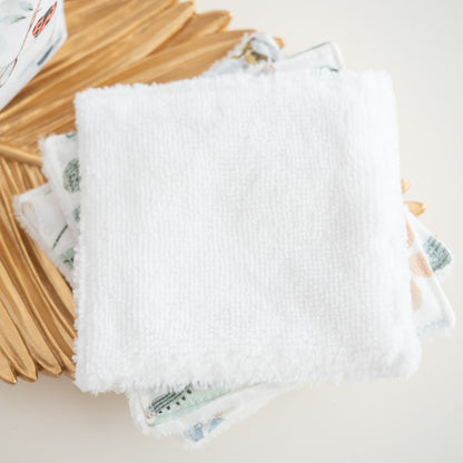 Coton lavable réutilisable en tissu et panier Loli - L'Atelier de July