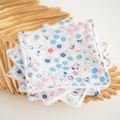 Coton lavable réutilisable en tissu et panier Naty - L'Atelier de July