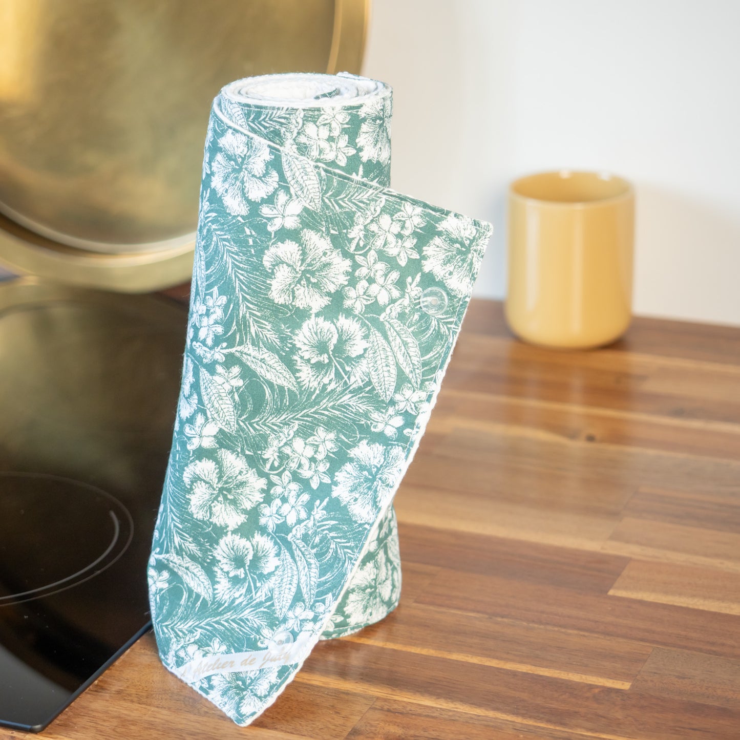 Essuie-tout lavable réutilisable en tissu et nid d’abeille Verone - L'Atelier de July