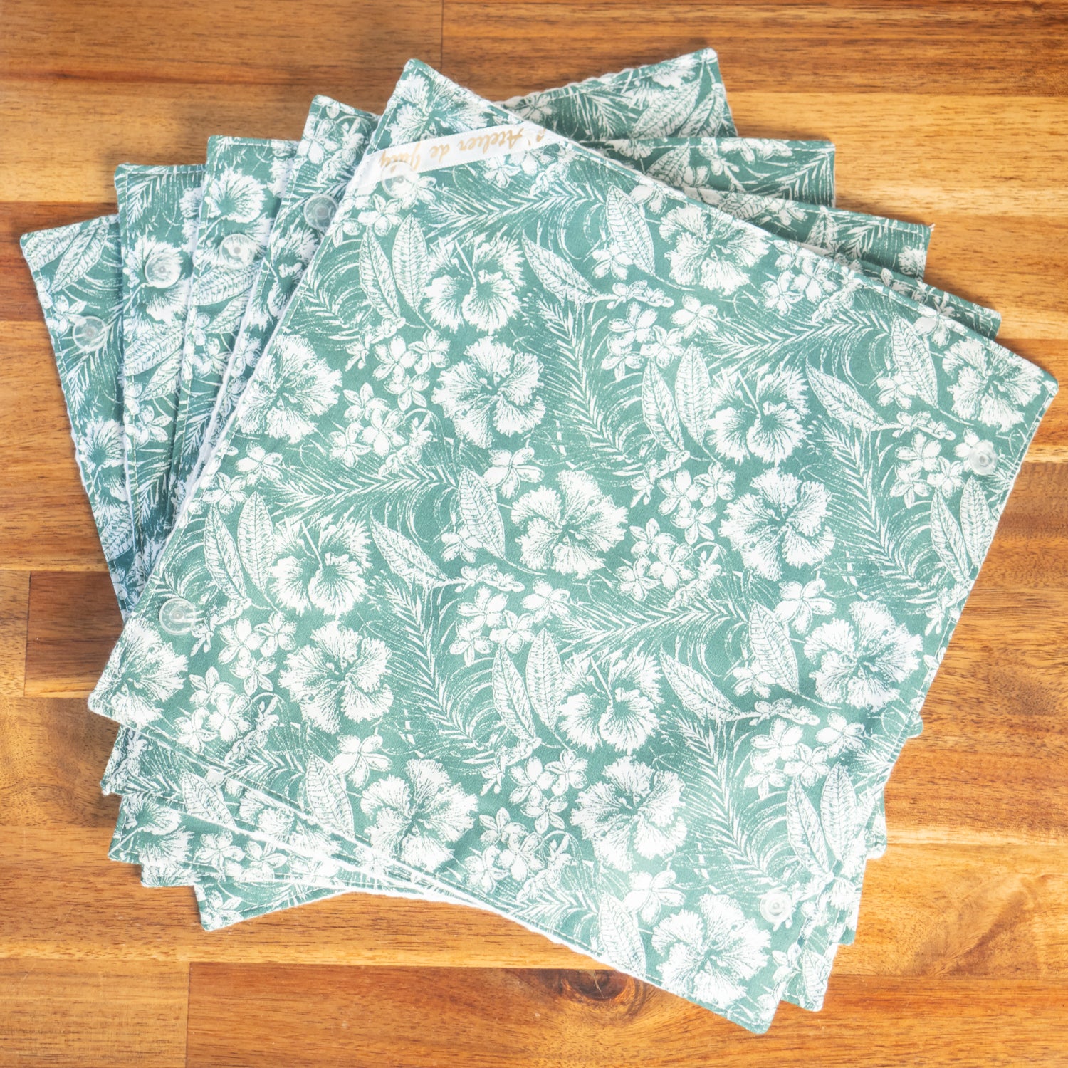 Essuie-tout lavable réutilisable en tissu et nid d’abeille Verone - L'Atelier de July