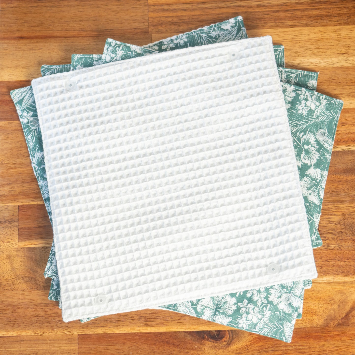 Essuie-tout lavable réutilisable en tissu et nid d’abeille Verone - L'Atelier de July