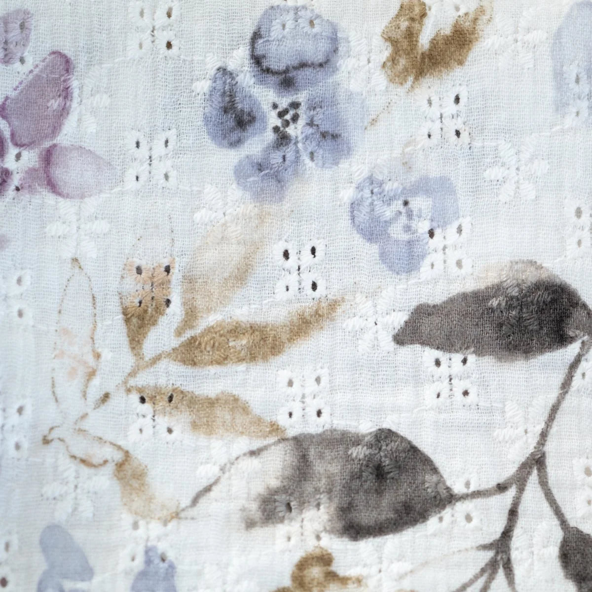 Grand lange pour bébé en coton bio Lila - L'Atelier de July