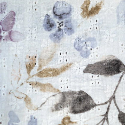 Grand lange pour bébé en coton bio Lila - L'Atelier de July