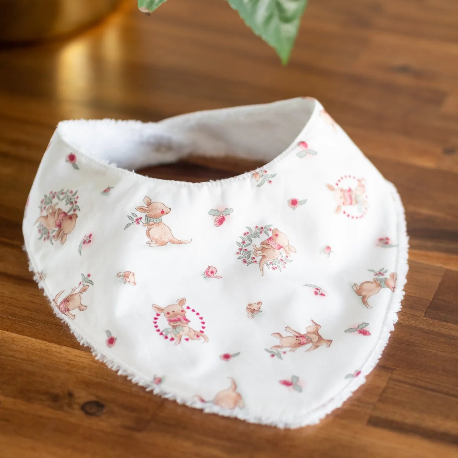 Bavoir bandana en tissu bio Oeko-Tex Malya - L'Atelier de July