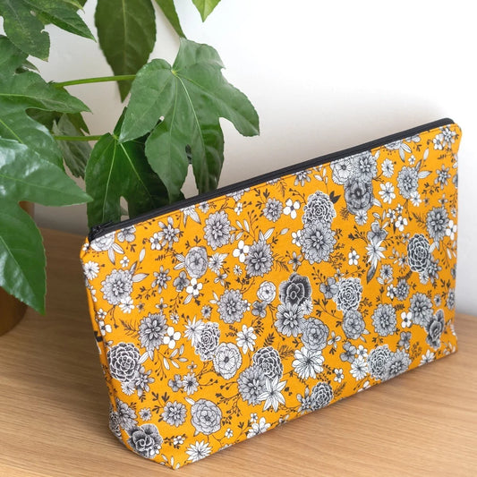 Trousse en tissu Bio « Mustard »