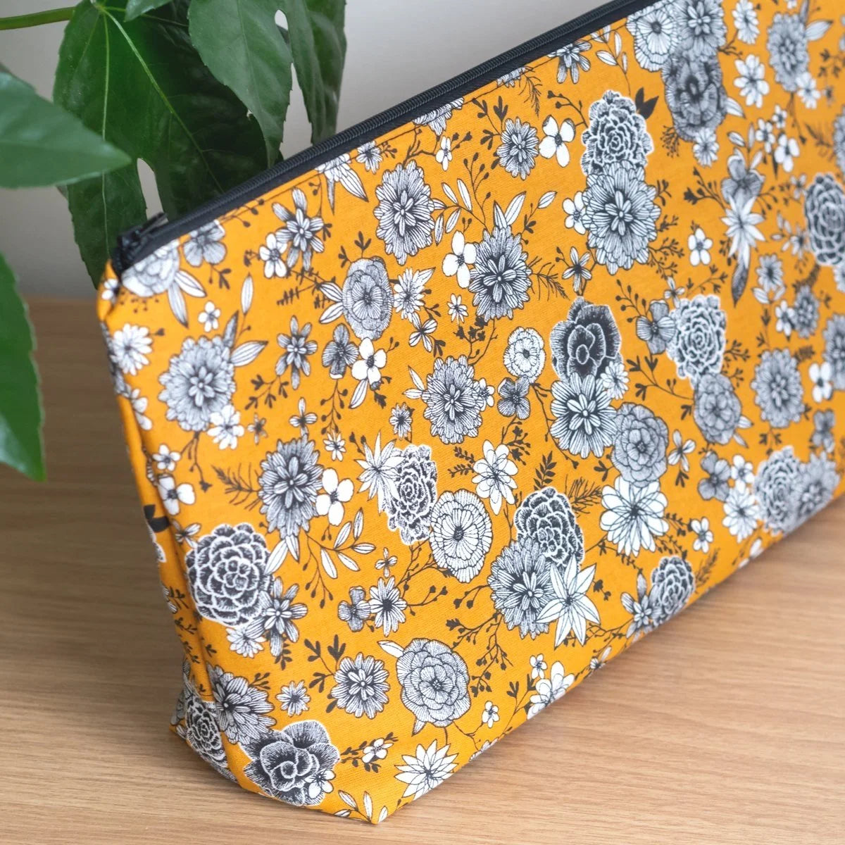 Trousse en tissu Bio « Mustard »