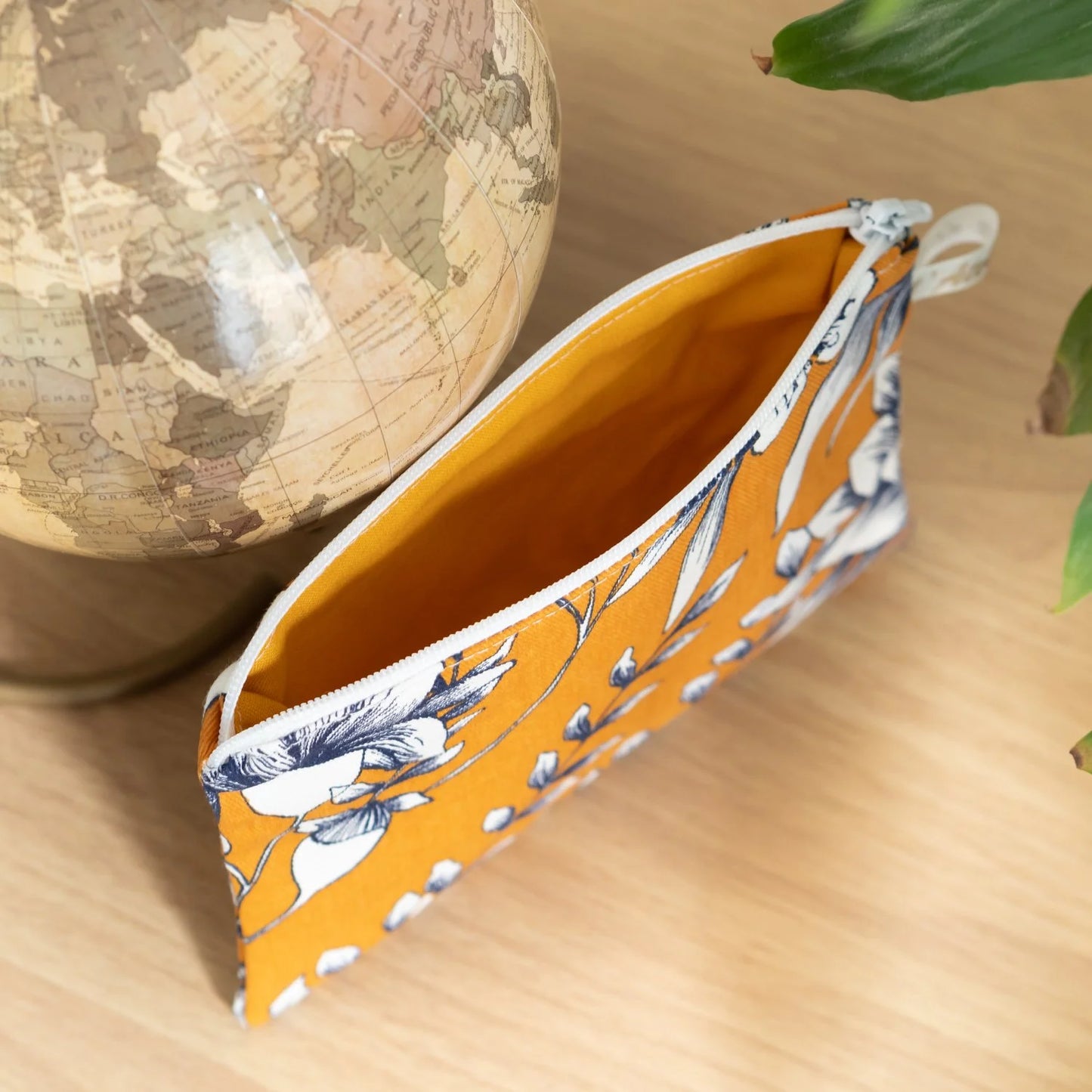 Pochette à main plate en tissu Bio « Belina »