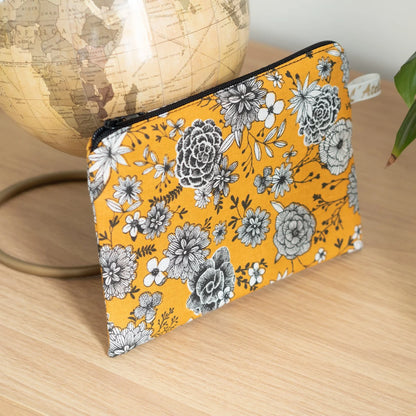 Pochette à main plate Bio « Mustard »