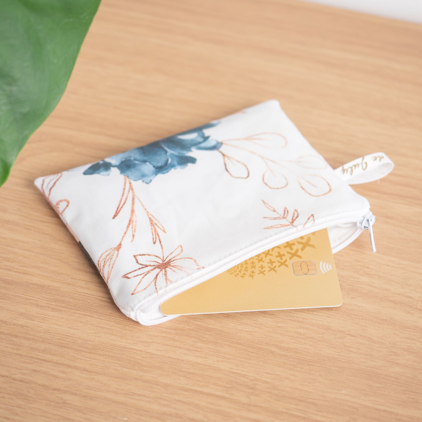 Pochette plate en tissu Bio Aquarelle - L'Atelier de July