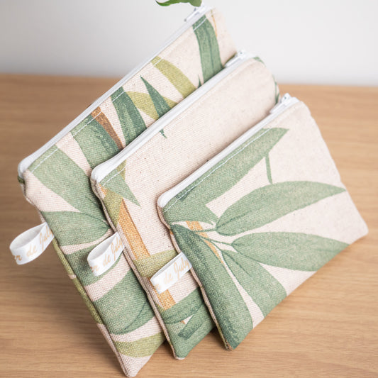 Pochette plate en tissu Bio Bambou - L’Atelier de July