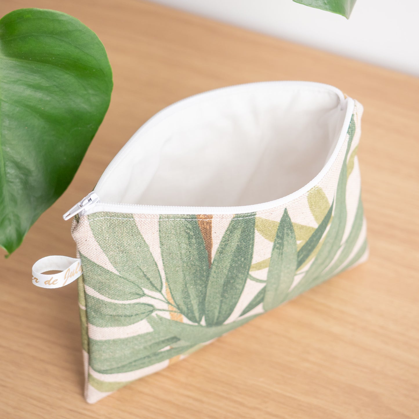 Pochette plate en tissu Bio Bambou - L’Atelier de July