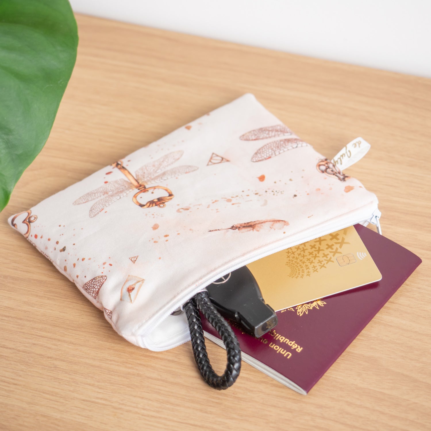 Pochette plate en tissu Bio Charm Lumos - L’Atelier de July