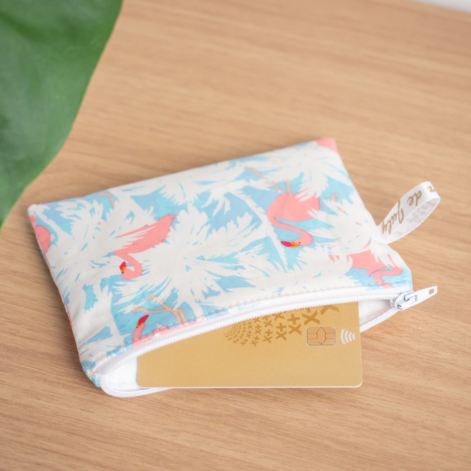 Pochette plate en tissu Bio Flamy - L’Atelier de July