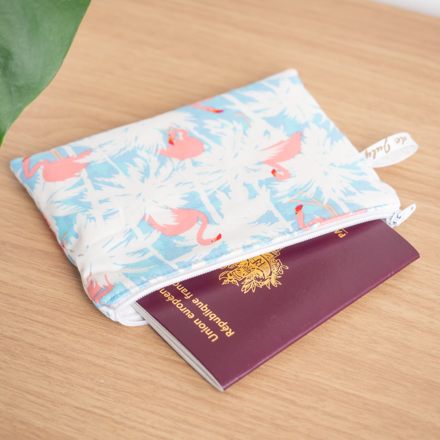 Pochette plate en tissu Bio Flamy - L’Atelier de July