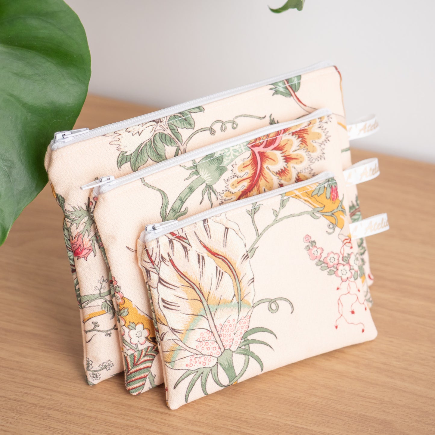 Pochette plate en tissu Bio La Havane - L’Atelier de July