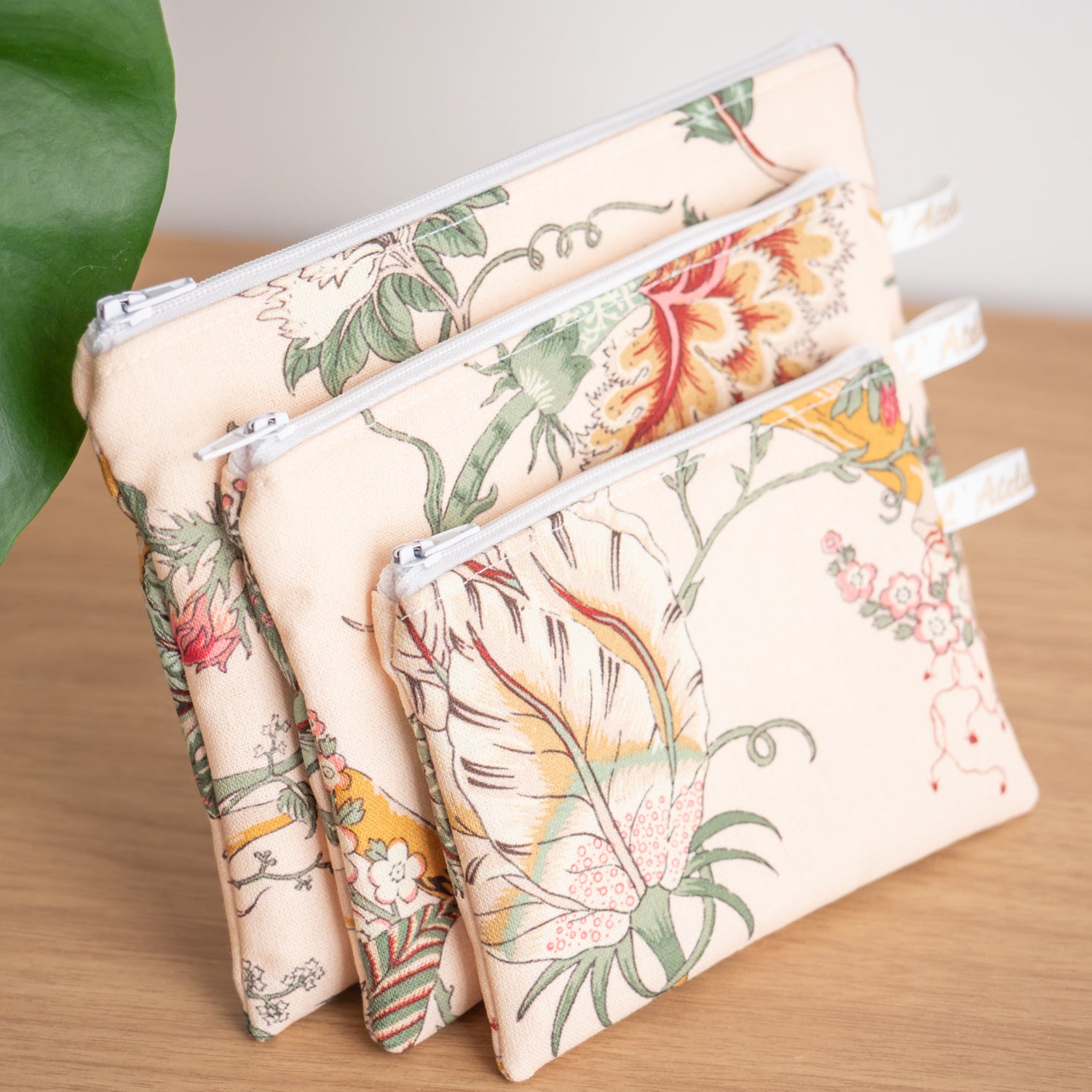 Pochette plate en tissu Bio La Havane - L’Atelier de July