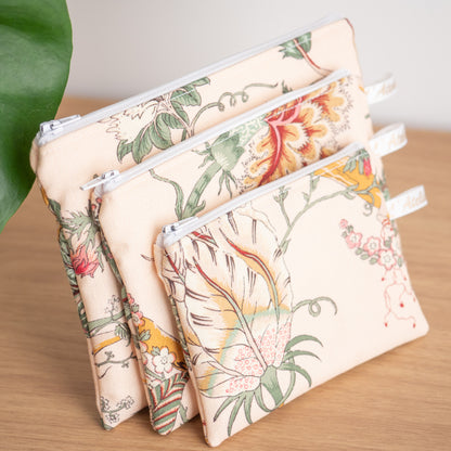 Pochette plate en tissu Bio La Havane - L’Atelier de July