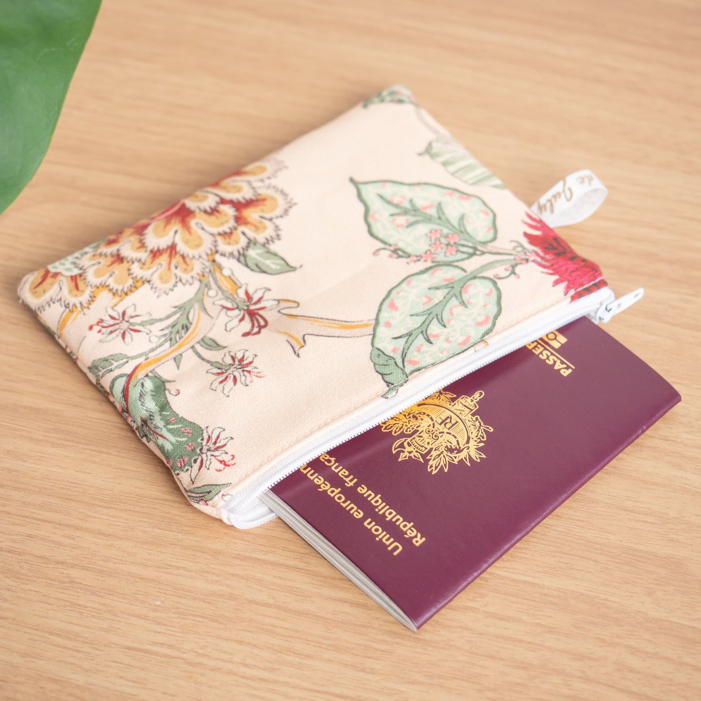 Pochette plate en tissu Bio La Havane - L’Atelier de July