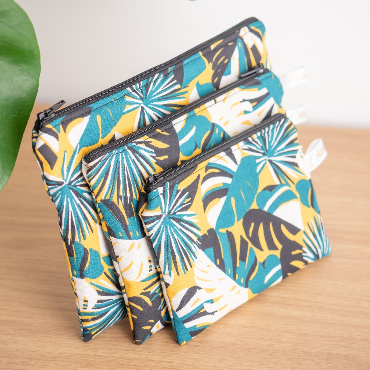 Pochette plate en tissu Bio Paloma - L’Atelier de July