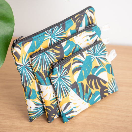 Pochette plate en tissu Bio Paloma - L’Atelier de July