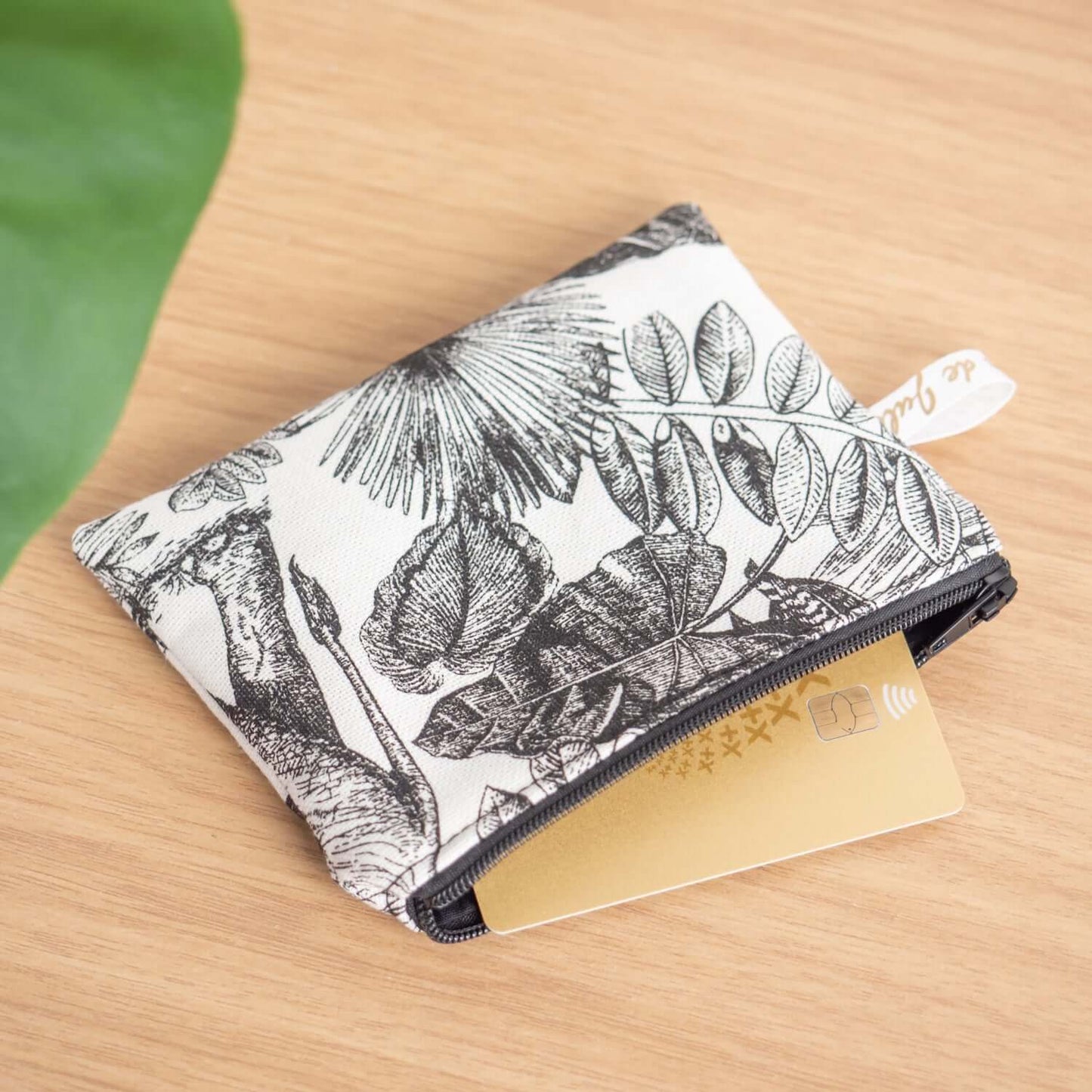 Pochette plate en tissu Bio Savane - L’Atelier de July