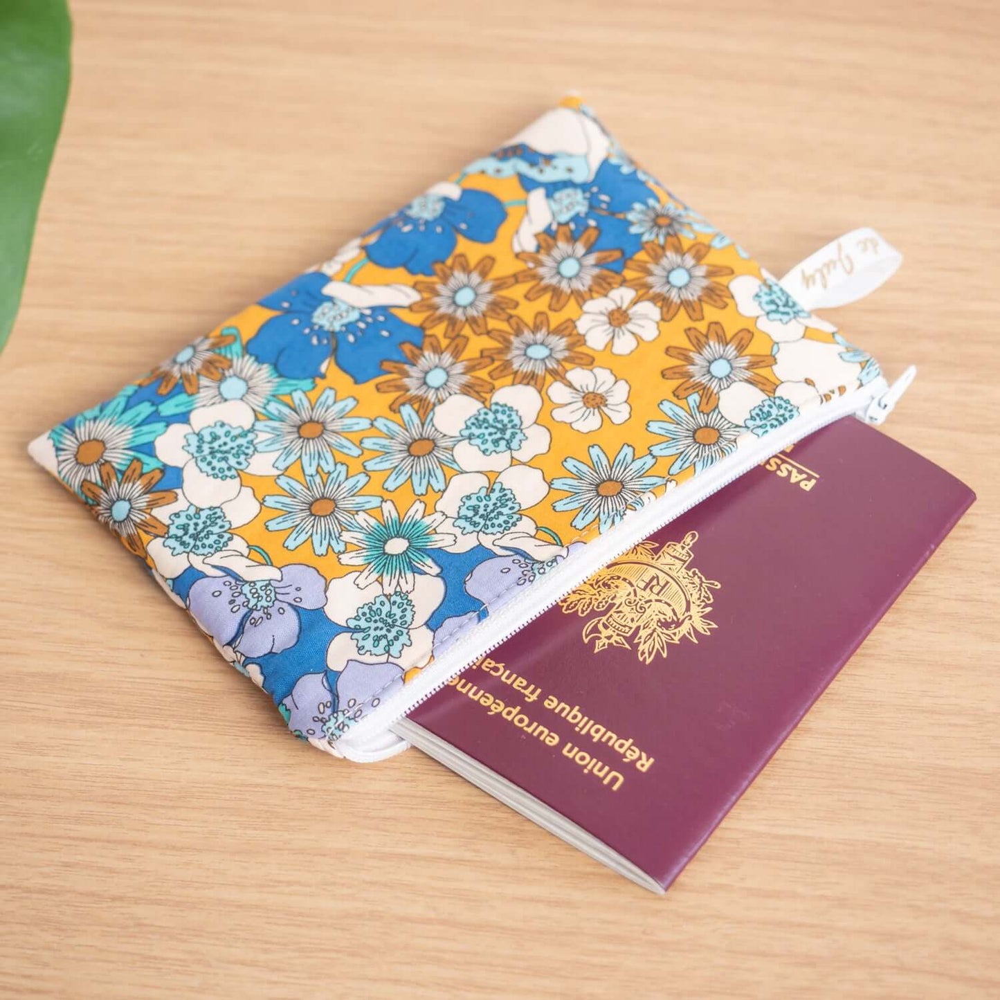 Pochette plate en tissu Bio Sixty - L’Atelier de July