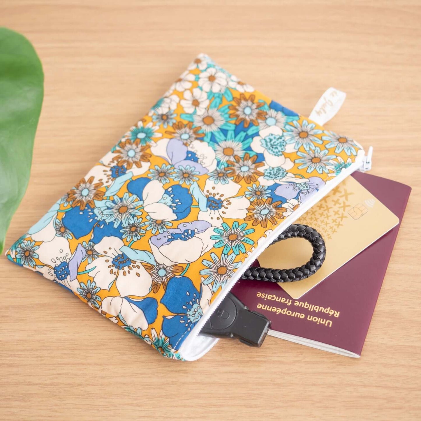 Pochette plate en tissu Bio Sixty - L’Atelier de July