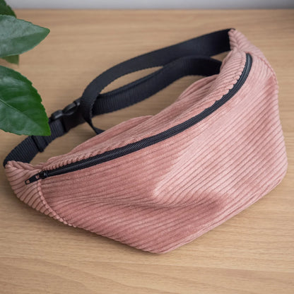 Sac banane velours côtelé Roséa - L'Atelier de July