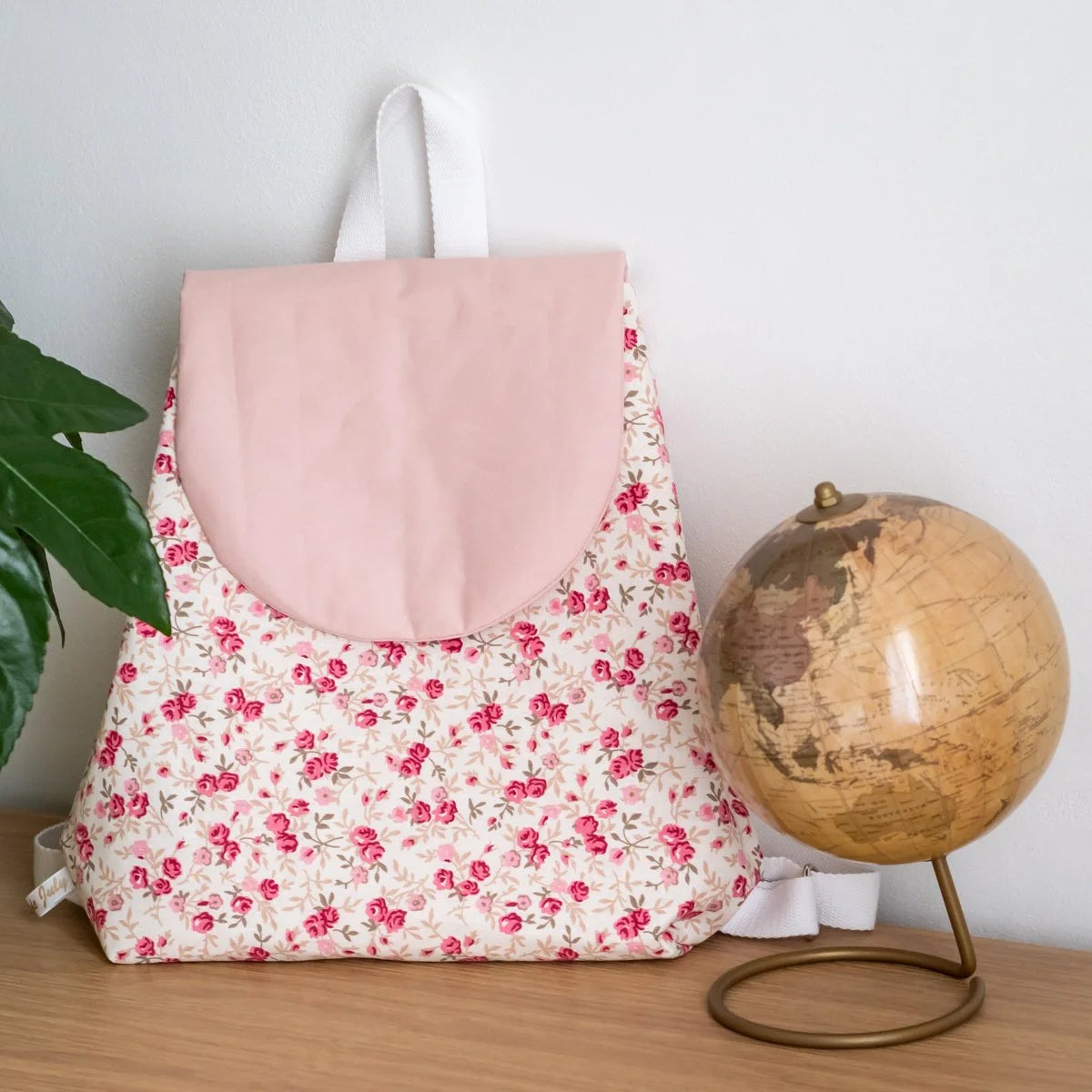 Sac à dos en tissu Personnalisable Roseraie - L'Atelier de July
